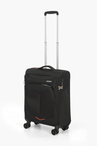 SUMMERFUNK Cabin Trolley 55cm 4W STRICT Black