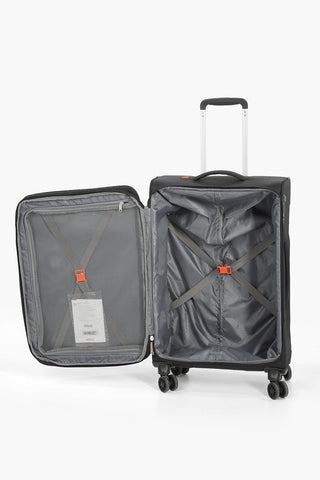SUMMERFUNK Trolley Medio 67cm 4R Espandibile Nero