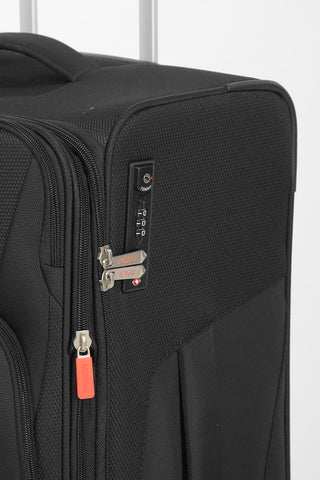 SUMMERFUNK Trolley Medio 67cm 4R Espandibile Nero