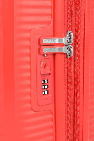 SOUNDBOX Cabin Trolley 55cm 4W Expandable Coral Red