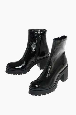 Tank Naplak Tech Ankle Boots with Zip