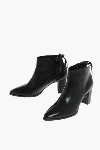 Point Toe GARDINER Nappa Ankle Boots with Zip