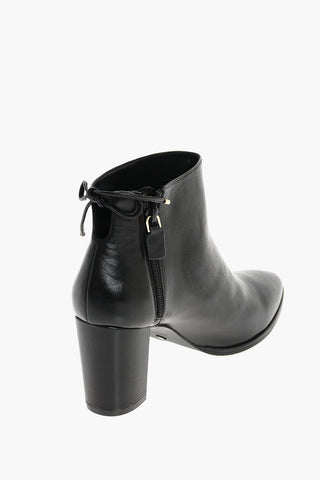 Point Toe GARDINER Nappa Ankle Boots with Zip