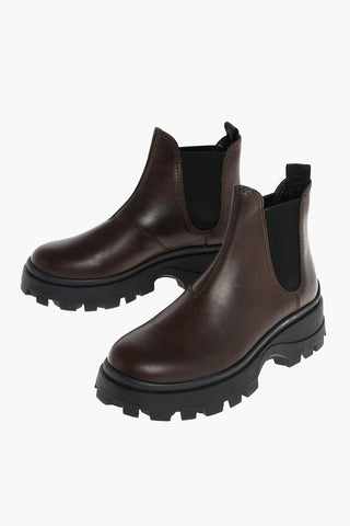 Tank Calfskin Chelsea Boots
