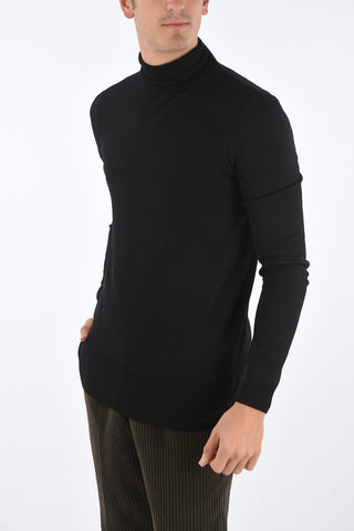 virgin wool turtle-neck sweater