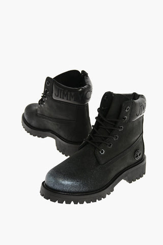 Lace up JC X TIMBERLAND Booties with Gitter Tip