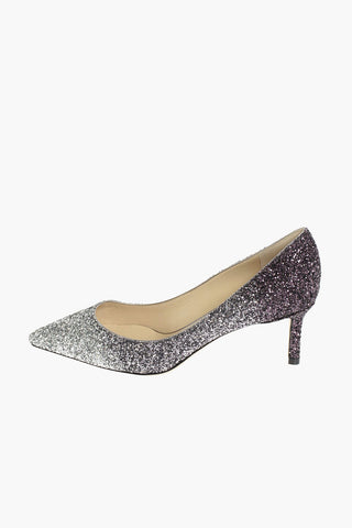 Stiletto Heel Shaded Glitter ROMY Pumps