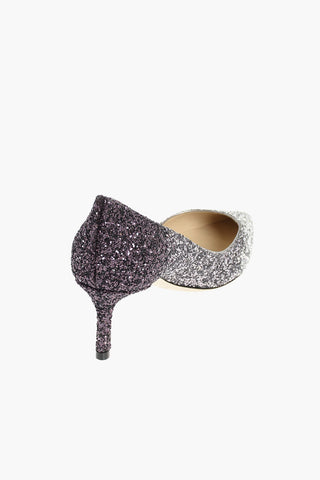 Stiletto Heel Shaded Glitter ROMY Pumps