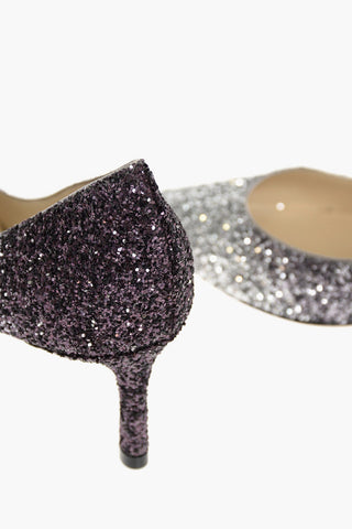 Stiletto Heel Shaded Glitter ROMY Pumps