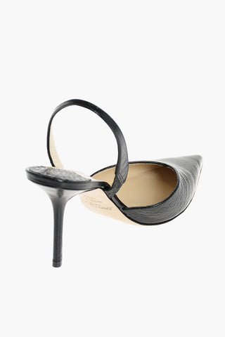 Slingbacks THANDI in Pelle Goffrata Effetto Coccodrillo