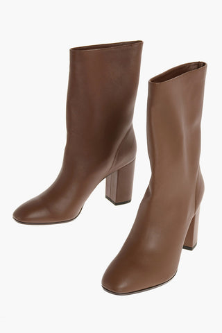 BOOGIE Round Toe Nappa Booties