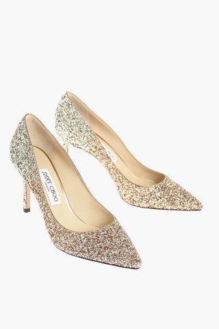 Stiletto Heel Shaded Glitter ROMY Pumps