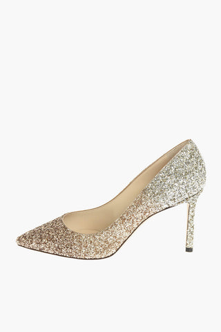 Stiletto Heel Shaded Glitter ROMY Pumps