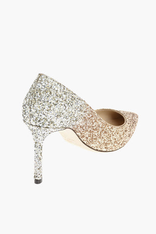 Stiletto Heel Shaded Glitter ROMY Pumps