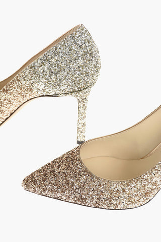 Stiletto Heel Shaded Glitter ROMY Pumps