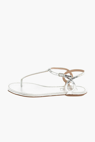 ALMOST BARE Thong Sandals with Ankle Strap