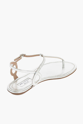 ALMOST BARE Thong Sandals with Ankle Strap