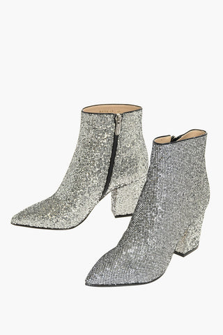 Point Toe DISCODIVA Jewel Ankle Boots