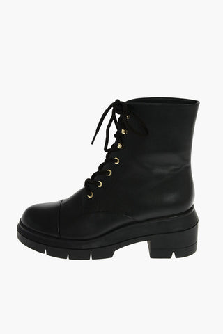 Leather NISHA Combat Booties