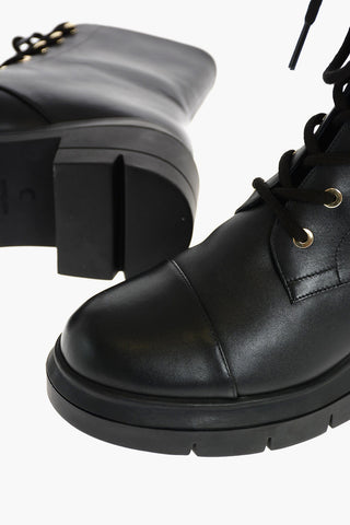 Leather NISHA Combat Booties