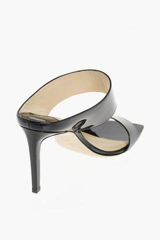 Open Toe HIRA Patent Leather Mules