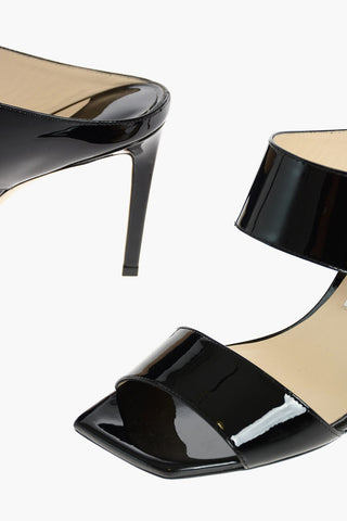 Open Toe HIRA Patent Leather Mules