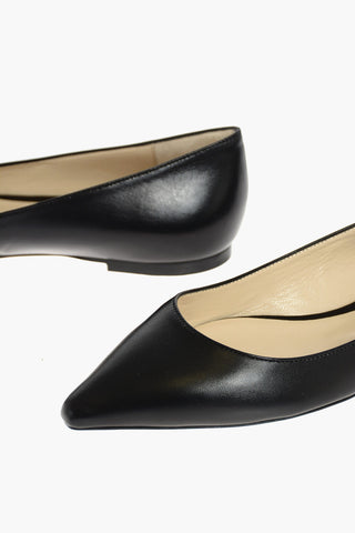 Point Toe Leather ROMY Flats