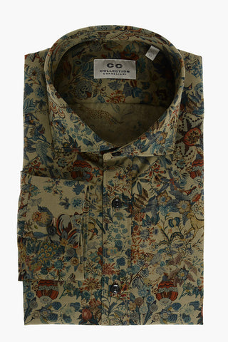 CC COLLECTION Floral Printed Shirt