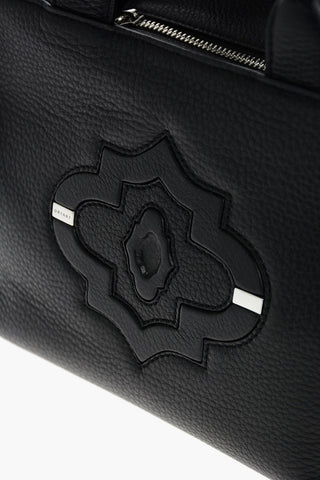 Textured Leather TAYLOR EDGE Hand Bag with Shoulder Strap