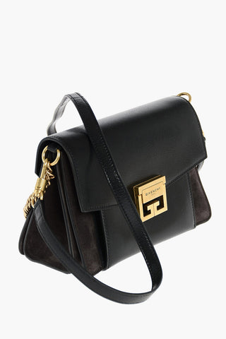 Leather Shoulder Bag with Chain