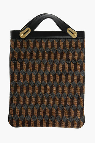 Geometric Patterned L'ELYSEE Hand Bag