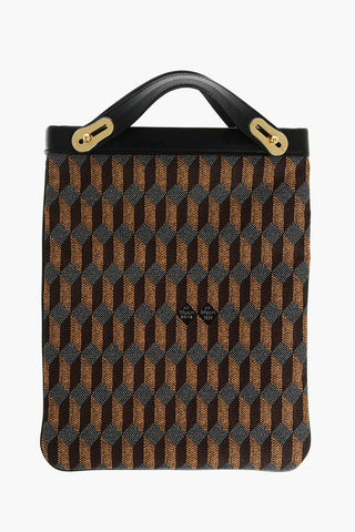 Geometric Patterned L'ELYSEE Hand Bag