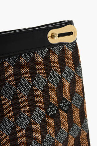 Geometric Patterned L'ELYSEE Hand Bag