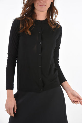 Wool SONALE Cardigan with Front Buttoning