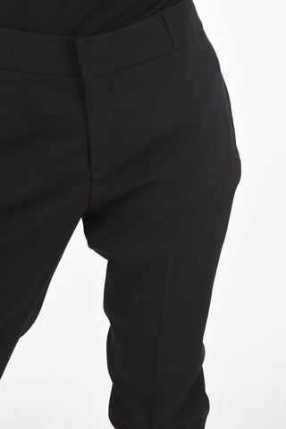 Wool Tuxedo Pants with Pleat