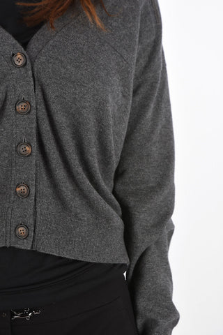 cashmere V- neck cardigan