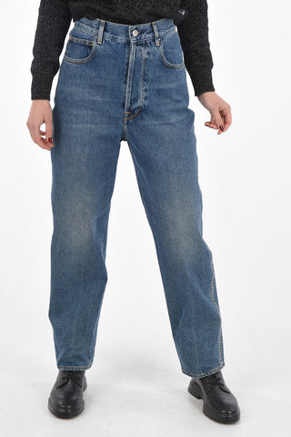 5 Pocket KIM WIDE LEG Denims with Studded Profiles
