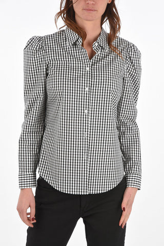 Gingham Shirt with Standard Collar