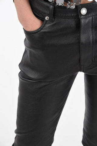 5 Pocket Skinny Lambskin Pants