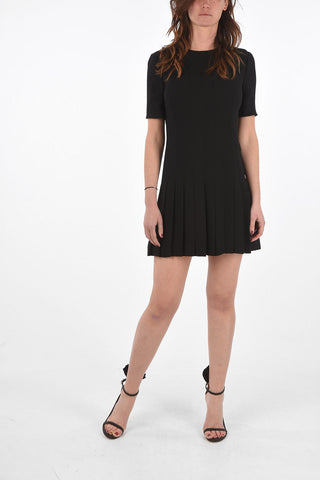 Pleated Mini Dress