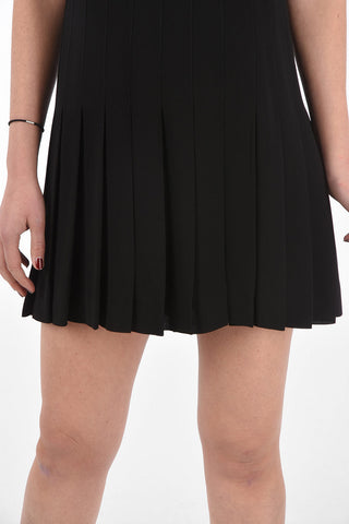 Pleated Mini Dress