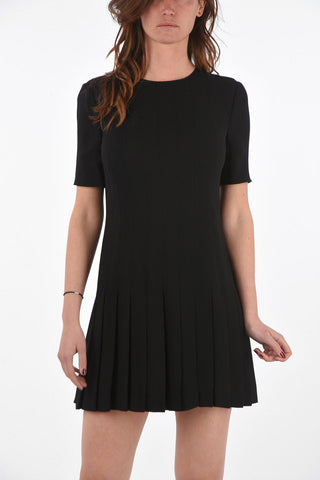 Pleated Mini Dress