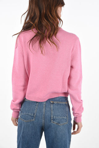 Turtleneck CF MASCOTTE Sweater with Embroidery and Apllication