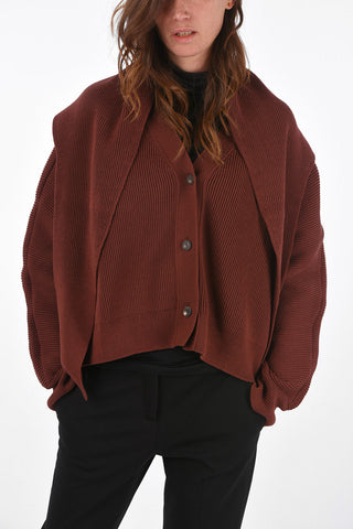 v-neck cardigan