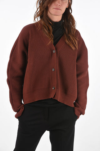 v-neck cardigan