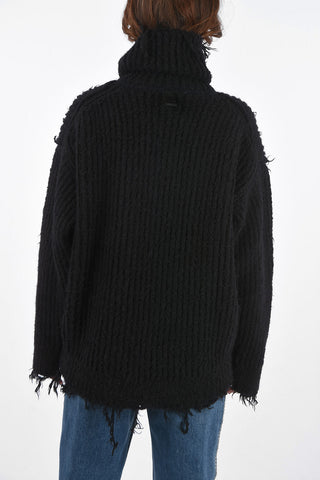 Eyelash Knit Pullover with Lurex Details