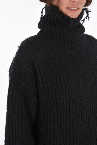 Eyelash Knit Pullover with Lurex Details