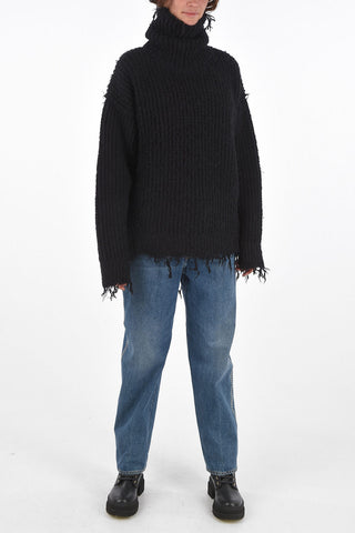 Eyelash Knit Pullover with Lurex Details