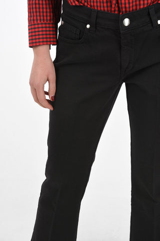Jeans 5 Tasche Boot Cut con Passanti