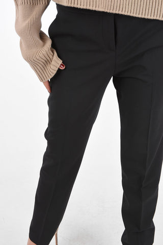 Low Rise Pants with 4 Pockets and Snap Hook Closure